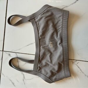 SET Active Taupe Sports Bra